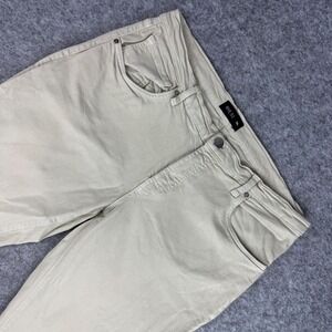 Rye 51 Mens Khaki Beige Cotton Lyocell Blend Stretch Casual Pants 38